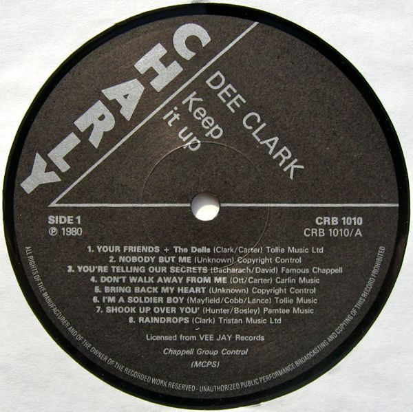 Dee Clark - Keep It Up - LP