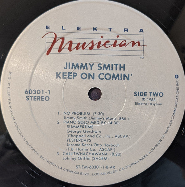 Jimmy Smith - Keep On Comin' - LP