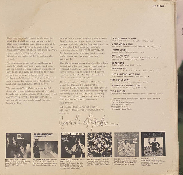 Jerry Butler - You & Me - LP