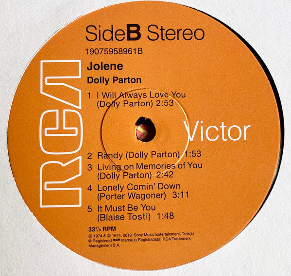 Dolly Parton - Jolene - LP
