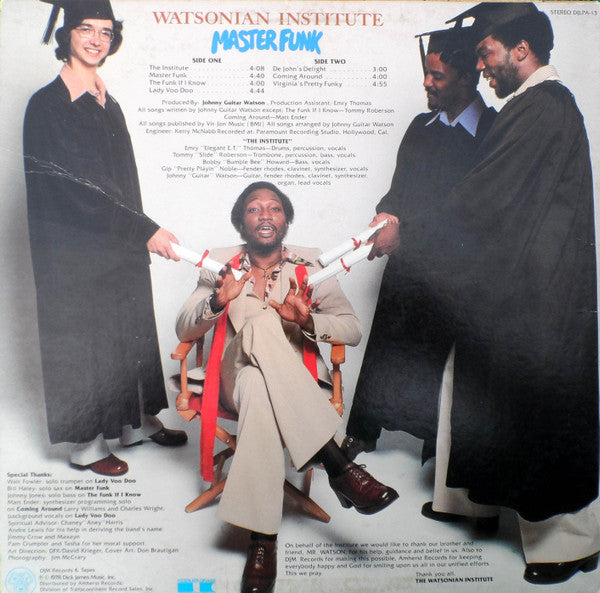 Watsonian Institute - Master Funk - LP