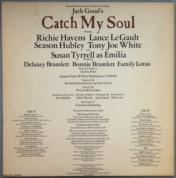 Various - Catch My Soul (Original Soundtrack Recording) - LP
