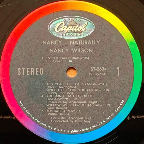 Nancy Wilson - Nancy-Naturally (Nancy Wilson Sings, And Sings, And Sings) - LP