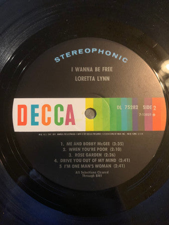 Loretta Lynn - I Wanna Be Free - LP