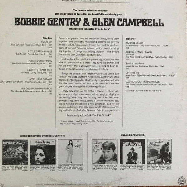 Bobbie Gentry And Glen Campbell - Bobbie Gentry And Glen Campbell - LP