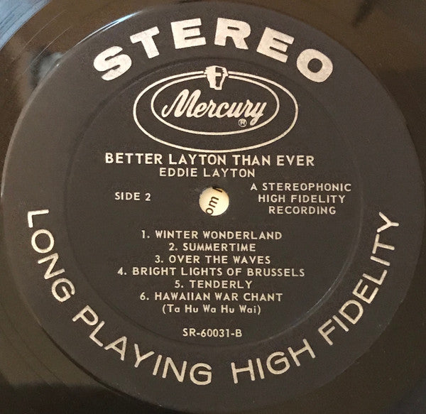 Eddie Layton - Better Layton Than Ever - LP