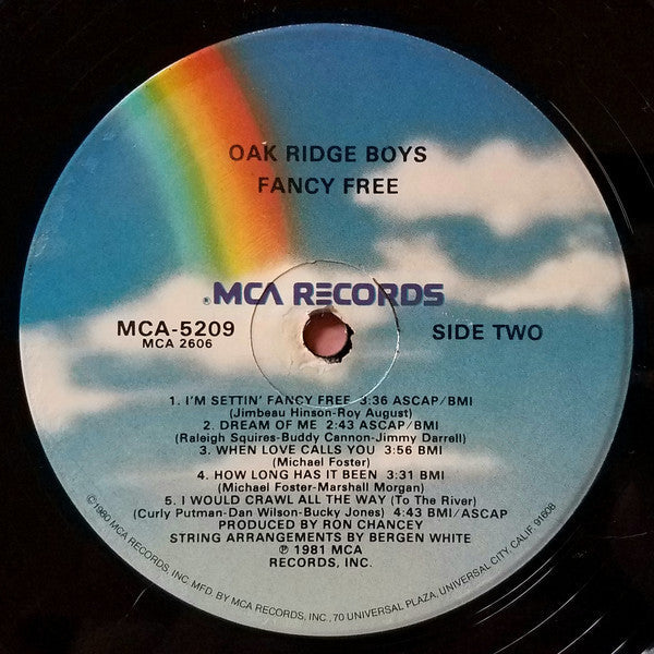 The Oak Ridge Boys - Fancy Free - LP