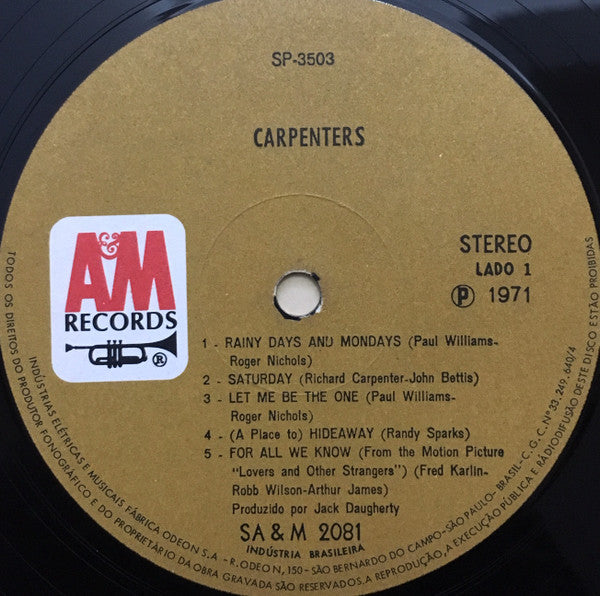 Carpenters - Carpenters - LP