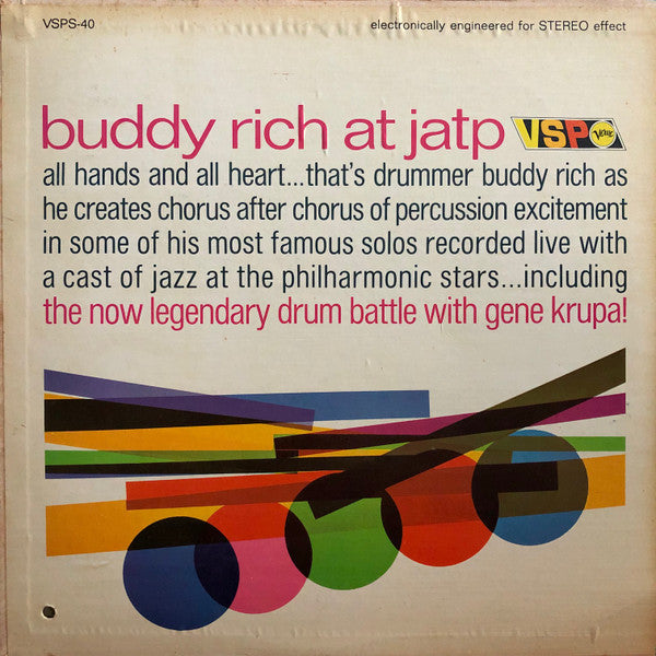 Buddy Rich - Buddy Rich At JATP - LP
