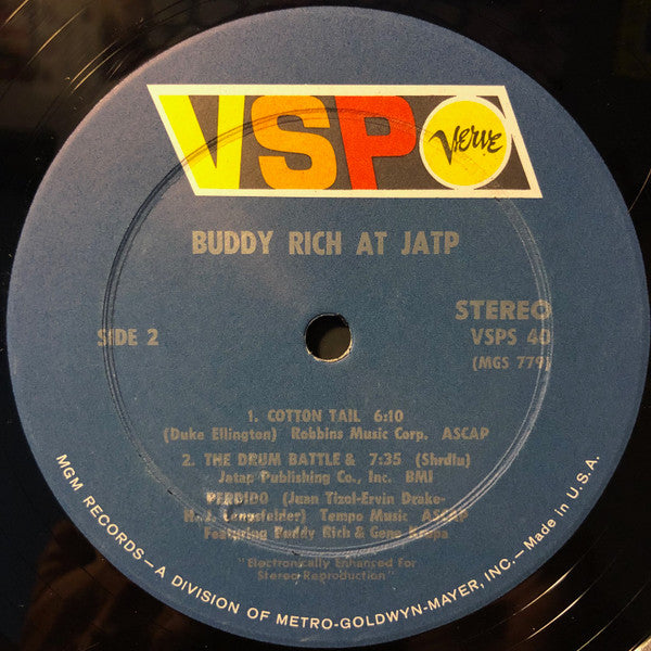 Buddy Rich - Buddy Rich At JATP - LP