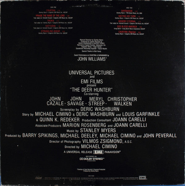Various - The Deer Hunter (Original Motion Picture Soundtrack) - LP