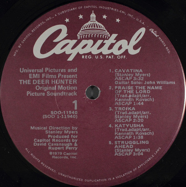 Various - The Deer Hunter (Original Motion Picture Soundtrack) - LP