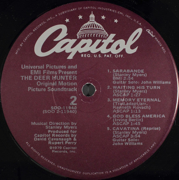 Various - The Deer Hunter (Original Motion Picture Soundtrack) - LP