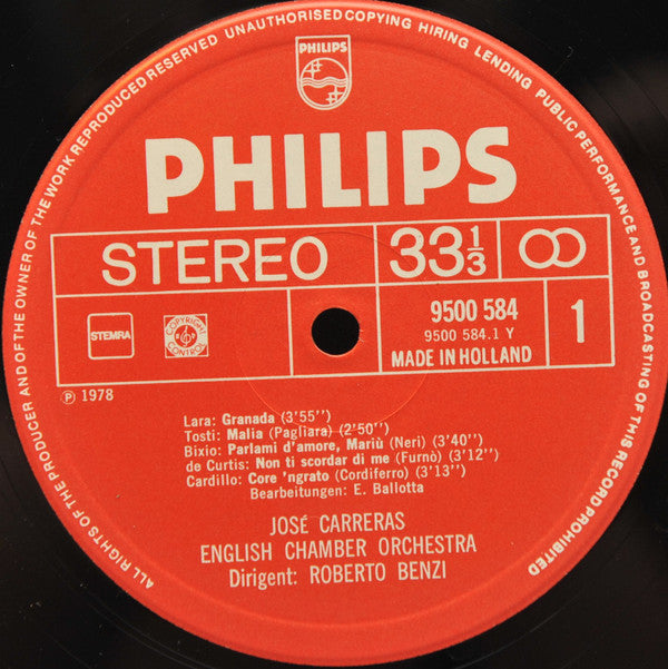 José Carreras - José Carreras - LP