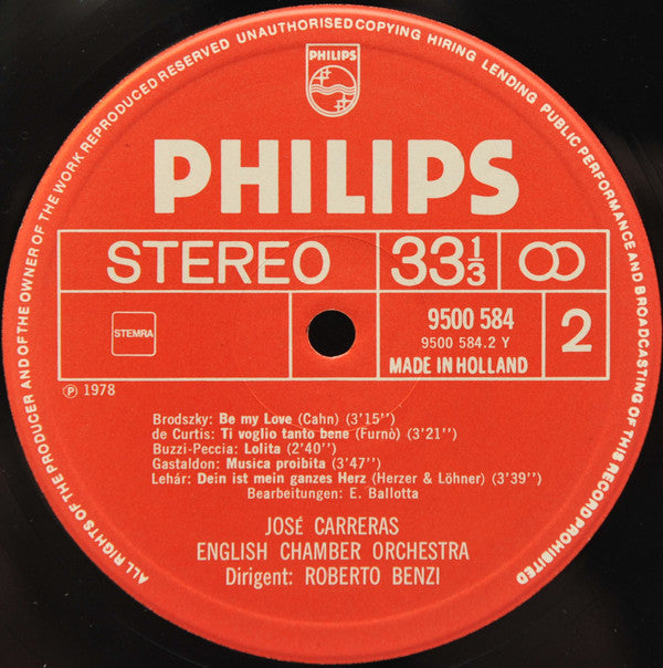 José Carreras - José Carreras - LP