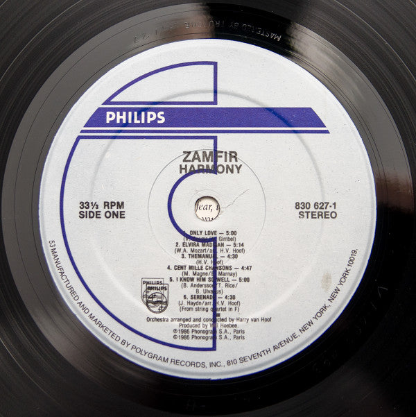 Zamfir*, Harry van Hoof - Harmony - LP