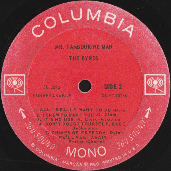 The Byrds - Mr. Tambourine Man - LP