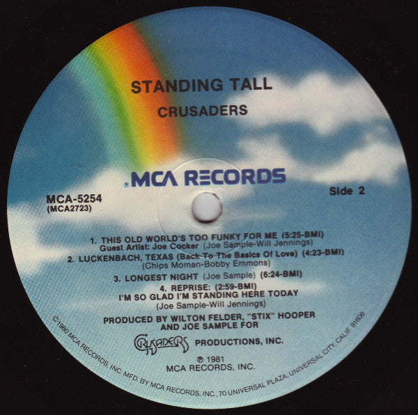 Crusaders* - Standing Tall - LP