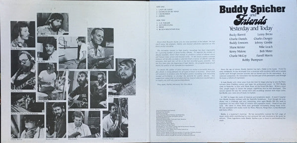 Buddy Spicher And Friends* - Yesterday And Today - LP