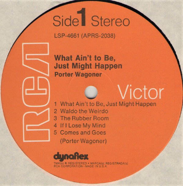 Porter Wagoner - What Ain't To Be, Just Might Happen - LP