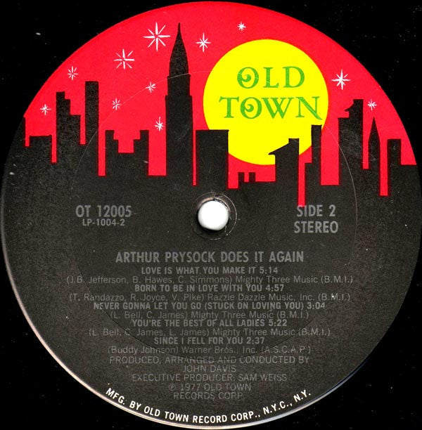 Arthur Prysock - Arthur Prysock Does It Again! - LP