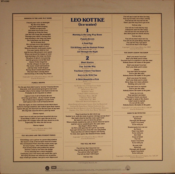Leo Kottke - Ice Water - LP