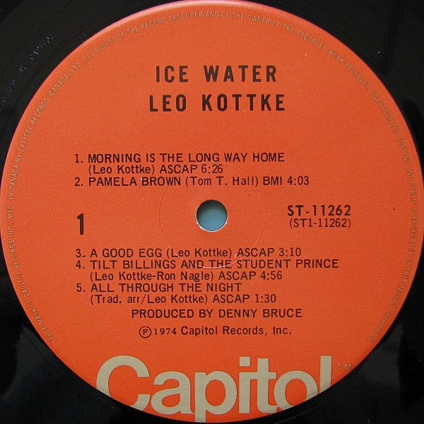 Leo Kottke - Ice Water - LP
