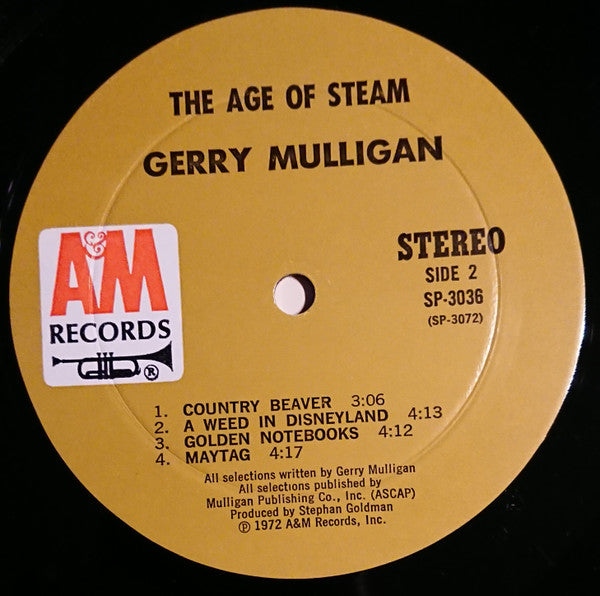 Gerry Mulligan - The Age Of Steam - LP