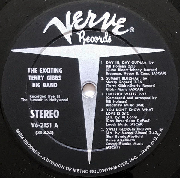 Terry Gibbs Big Band - The Exciting Terry Gibbs Big Band - LP