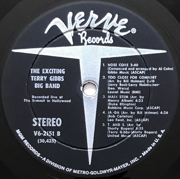Terry Gibbs Big Band - The Exciting Terry Gibbs Big Band - LP