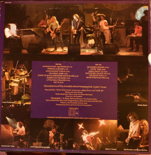 Commander Cody And His Lost Planet Airmen - Live From Deep In The Heart Of Texas - LP