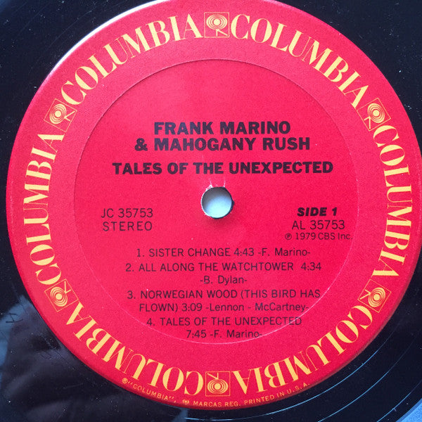 Frank Marino & Mahogany Rush - Tales Of The Unexpected - LP