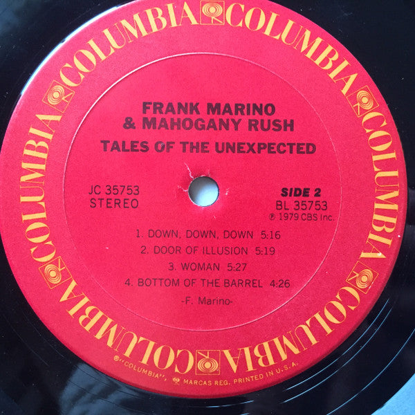 Frank Marino & Mahogany Rush - Tales Of The Unexpected - LP