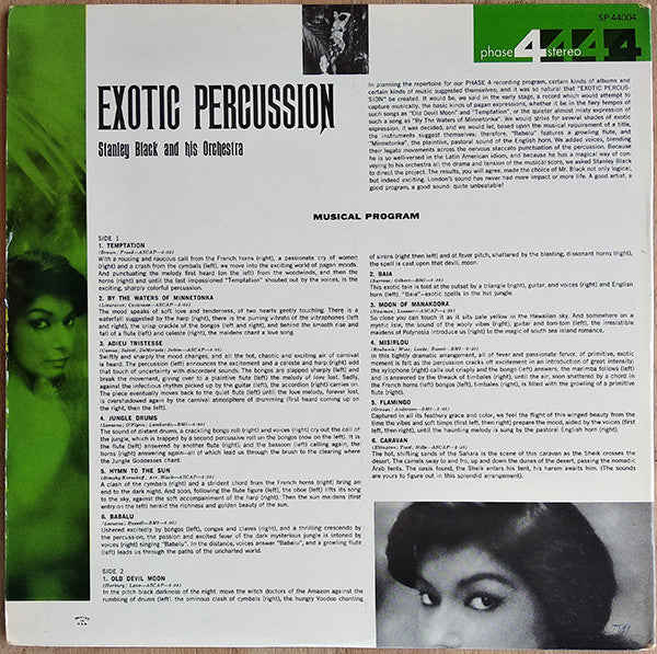 Stanley Black And His Orchestra* - Exotic Percussion - LP