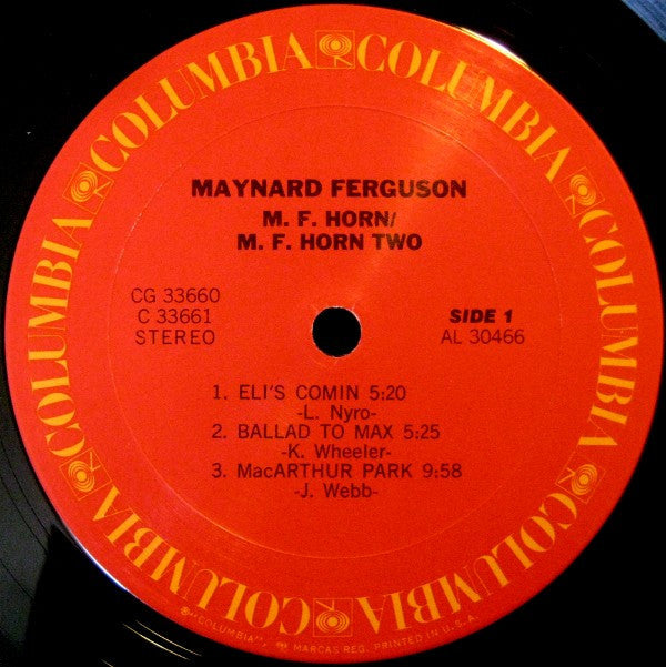 Maynard Ferguson - M.F. Horn And M.F. Horn Two - LP