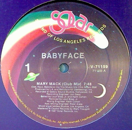 Babyface - Mary Mack - LP