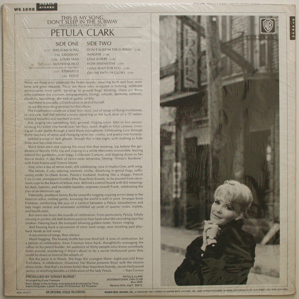 Pet Clark* - These Are My Songs - LP