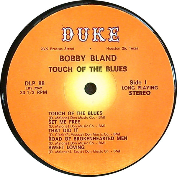 Bobby Bland - Touch Of The Blues - LP
