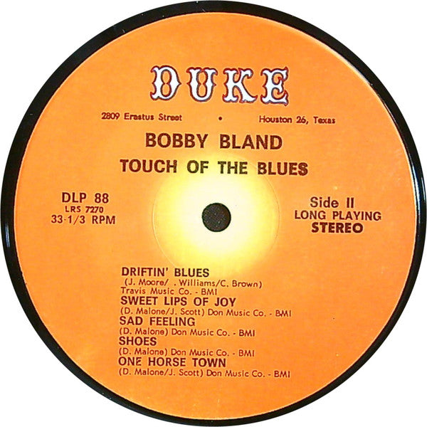 Bobby Bland - Touch Of The Blues - LP