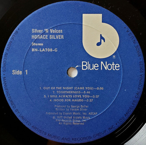 Horace Silver - Silver 'N Voices - LP