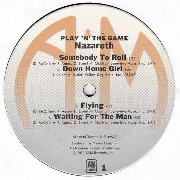 Nazareth (2) - Play'n' The Game - LP