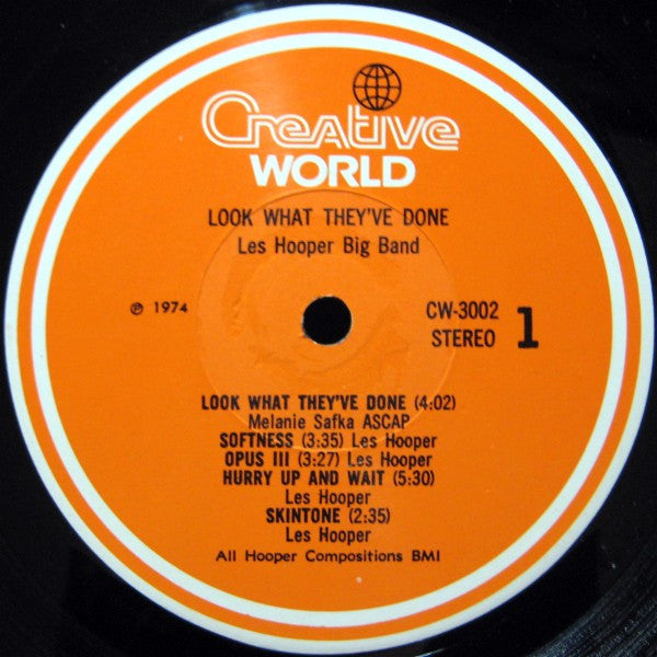 Les Hooper Big Band - Look What They've Done - LP