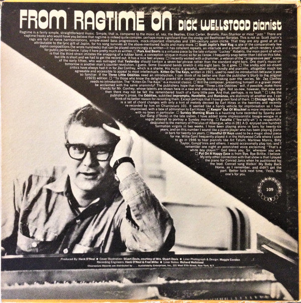 Dick Wellstood - From Ragtime On - LP