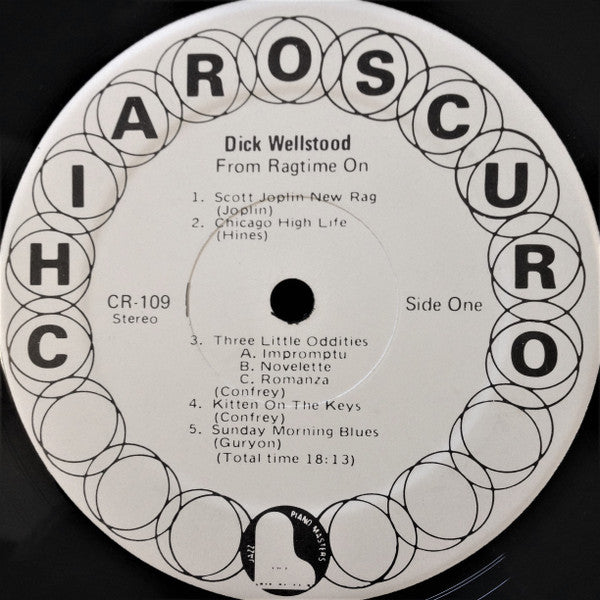 Dick Wellstood - From Ragtime On - LP