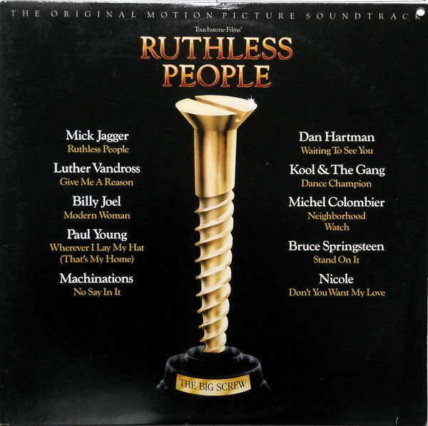 Various - Ruthless People (The Original Motion Picture Soundtrack) - LP