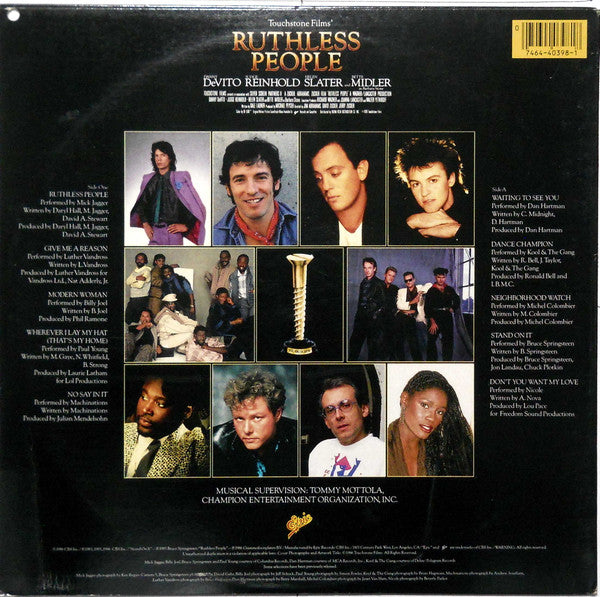Various - Ruthless People (The Original Motion Picture Soundtrack) - LP