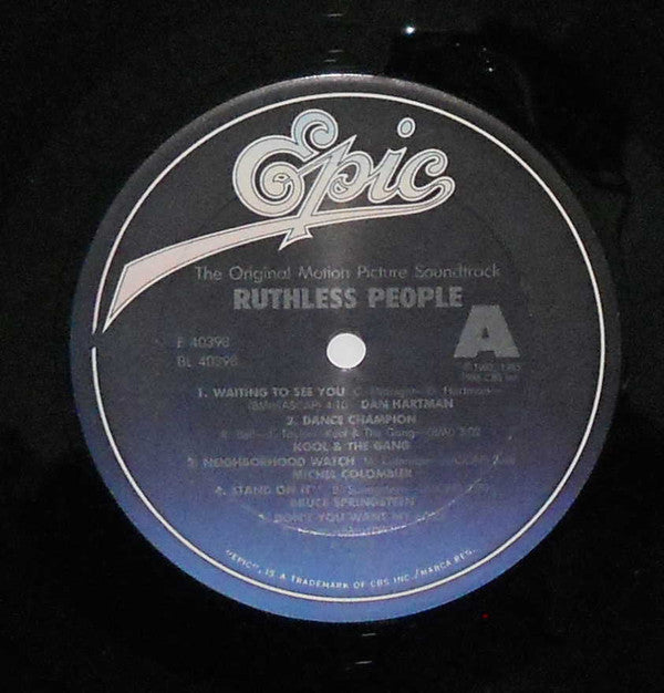 Various - Ruthless People (The Original Motion Picture Soundtrack) - LP