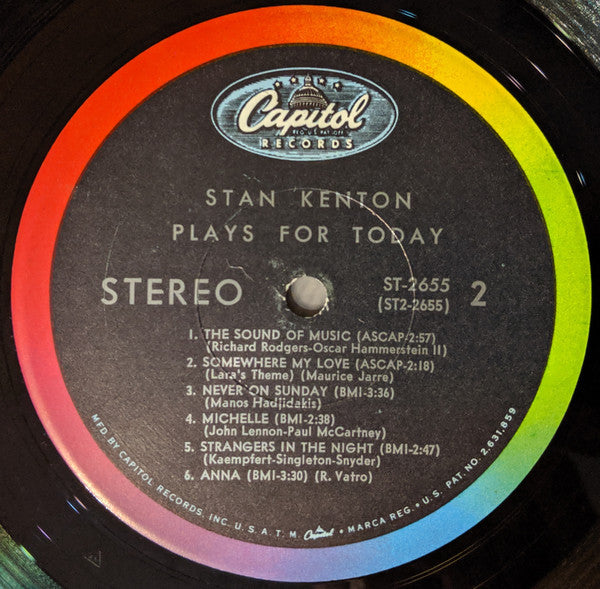 Stan Kenton - Stan Kenton Plays For Today - LP