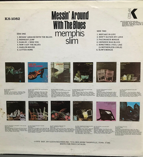 Memphis Slim - Messin' Around With The Blues - LP