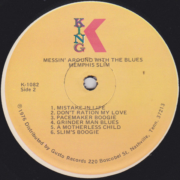 Memphis Slim - Messin' Around With The Blues - LP